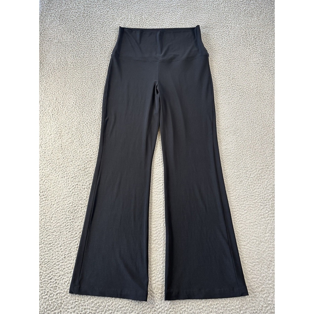 Norma Kamali Palazzo Pants Womens Large High Rise Flowy Wide Leg Minimalist Soft